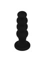 Black&Silver - Scott Premium Silicone Anal Plug Black