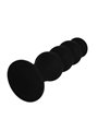 Black&Silver - Scott Premium Silicone Anal Plug Black