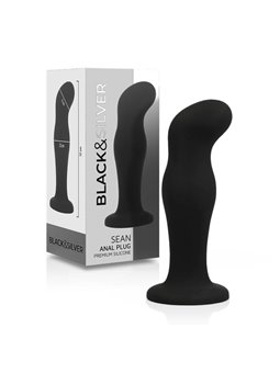 Black&Silver - Sean Plug Anal Premium Silicone Black