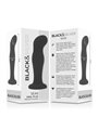 Black&Silver - Sean Plug Anal Premium Silicone Black