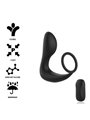 Black&Silver - Remote Control Anal Massager Rechargeable Silicone Black