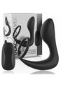 Black&Silver - Remote Control Anal Massager Rechargeable Silicone Black