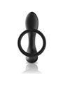 Black&Silver - Remote Control Anal Massager Rechargeable Silicone Black