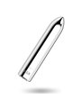 Black&Silver- Kailan 2 Silver Vibrating Magnetic Bullet