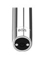 Black&Silver- Kailan 2 Silver Vibrating Magnetic Bullet