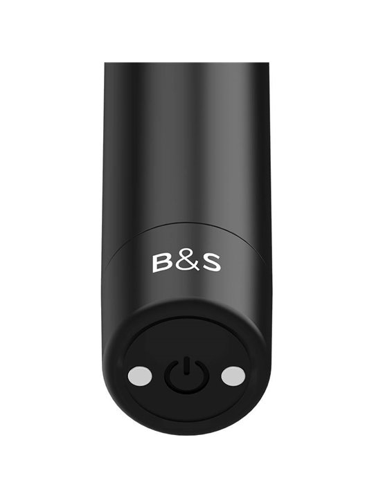 Black&Silver Kernex 2 - Mini Vibratore Bullet Multi Velocità - Nero