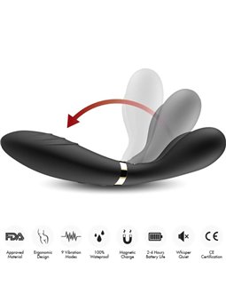 Armony - Y-Wand Massager & Vibrator Double Head Black