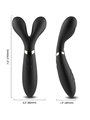 Armony - Y-Wand Massager & Vibrator Double Head Black