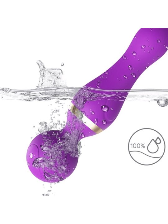 Armony Freeza - Massaggiatore Vibratore Wand Testa Super Flessibile Viola