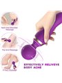 Armony Freeza - Massaggiatore Vibratore Wand Testa Super Flessibile Viola