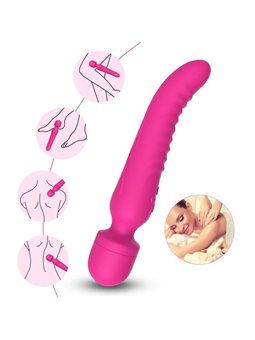 Armony Mission - Massaggiatore Vibratore Wand con Effetto Calore Fucsia