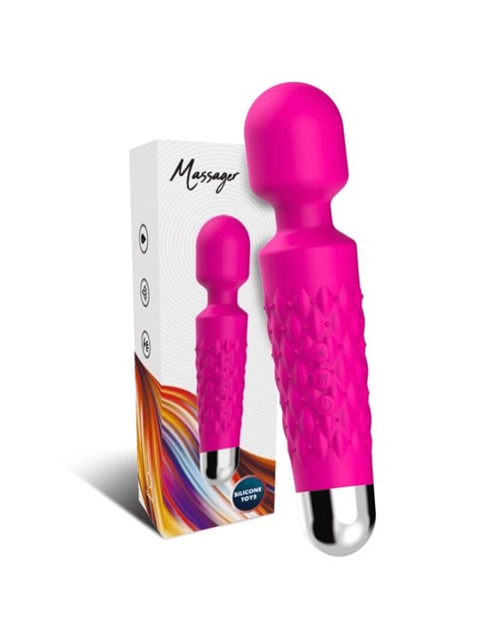 Armony Postino - Massaggiatore Vibratore Wand Testa Super Flessibile Fucsia