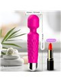 Armony Postino - Massaggiatore Vibratore Wand Testa Super Flessibile Fucsia