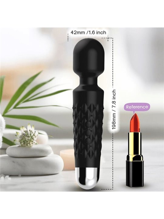 Armony - Postman Massager & Vibrator Super Flexible Head Black