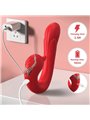Armony Dolfhin - Vibratore Intimo Multiposizione con Effetto Calore Rosso