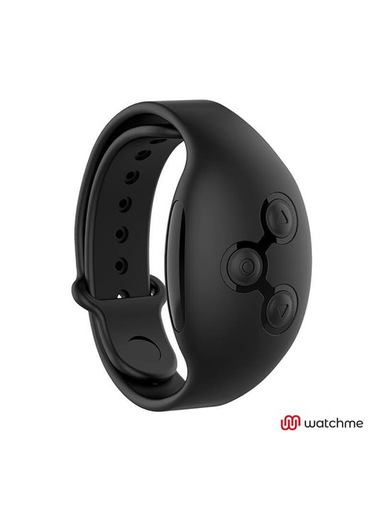 Black&Silver Agron - Anello Fallico Vibrante Rabbit e Orologio per Controllo Remoto