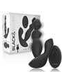 Black&Silver - Cora Anal Plug Silicone Remote Control