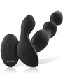 Black&Silver - Cora Anal Plug Silicone Remote Control