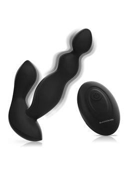 Black&Silver - Cora Anal Plug Silicone Remote Control