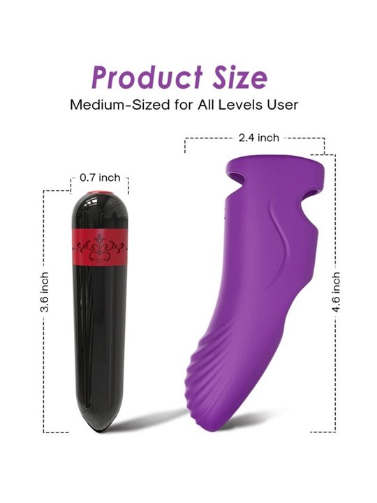 Armony - Aurora Vibrator Finger Purple