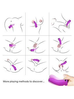 Armony - Aurora Vibrator Finger Purple