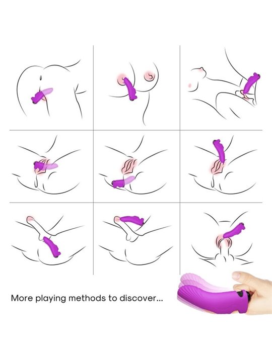 Armony - Aurora Vibrator Finger Purple