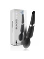 Black&Silver - Beck Rechargeable Silicone Massager and Suction Black