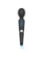Black&Silver - Beck Rechargeable Silicone Massager and Suction Black