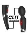 Black&Silver - Beck Rechargeable Silicone Massager and Suction Black