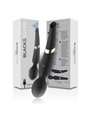 Black&Silver - Beck Rechargeable Silicone Massager and Suction Black