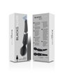 Black&Silver - Beck Rechargeable Silicone Massager and Suction Black