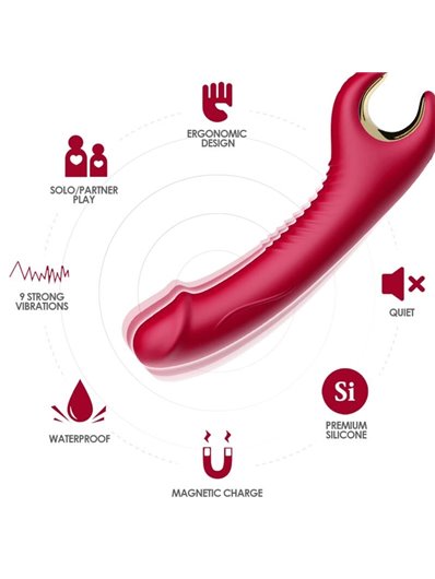 Ibiza Remote Control Strapless Vibrator 3 Motors 1000 Combinations.