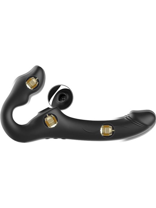 Ibiza Remote Control Strapless Vibrator 3 Motors 1000 Combinations.