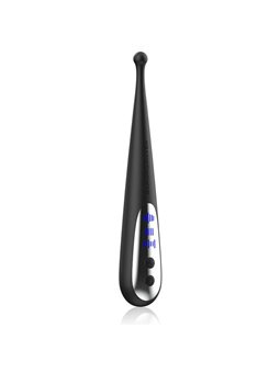 Black&Silver Kenneth - Vibratore Stimolatore in Silicone per Zone Erogene - Nero