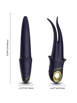 Armony - Shadow Vibrator Double-Head Teasing Blue