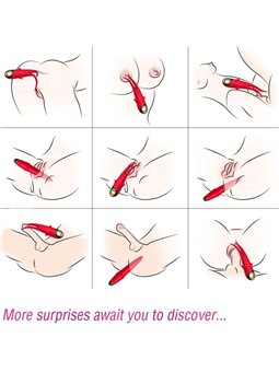 Armony - Shadow Vibrator Double-Head Teasing Red