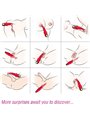 Armony - Vibratore Intimo a Doppia Testa Rosso