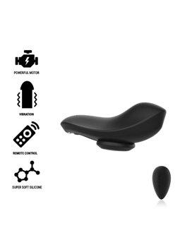 Black&Silver - Preston Rechargeable Silicone Vibrator Pantie Black