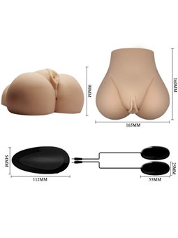 Crazy Bull 10 - Masturbatore Uomo Vibrante Busto con Ano e Vagina Realistici