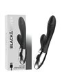 Black&Silver Kaleb - Vibratore Rabbit in Silicone 10 Funzioni - Nero