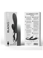 Black&Silver Kaleb - Vibratore Rabbit in Silicone 10 Funzioni - Nero