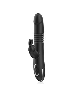 Black&Silver- Kenji Stimulating Vibe Compatible with Watchme Wireless Technology