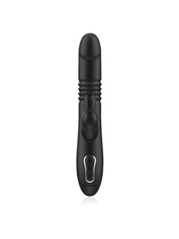Black&Silver- Kenji Stimulating Vibe Compatible with Watchme Wireless Technology