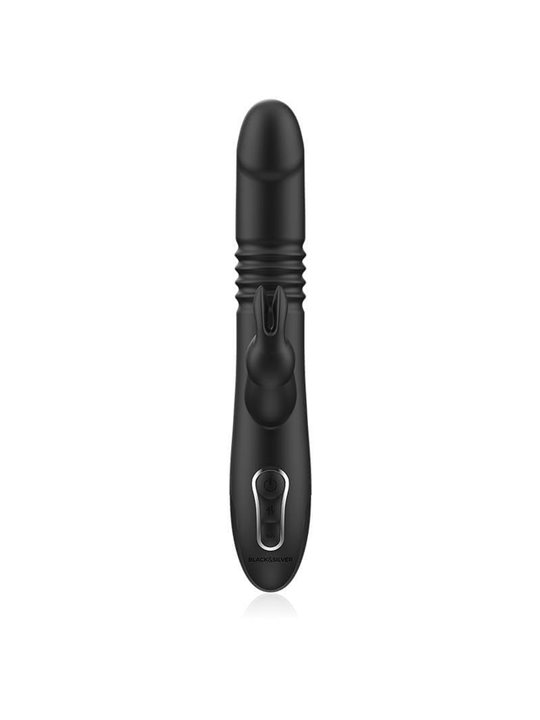 Black&Silver- Kenji Stimulating Vibe Compatible with Watchme Wireless Technology