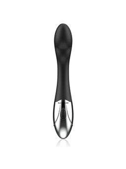 Black&Silver Kilian - Vibratore Stimolatore in Silicone 10 Funzioni - Nero