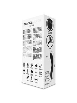 Black&Silver Kean - Vibratore Touch Control 10 Funzioni - Nero