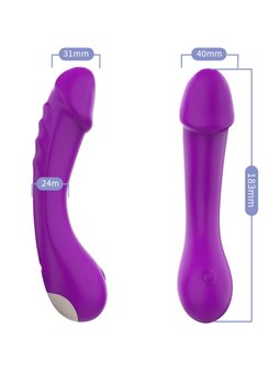 Armony - Dildo Vibrator G-Spot Silicone Purple