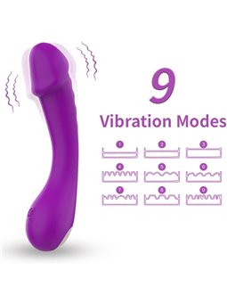 Armony - Dildo Vibratore G-Spot in Silicone Viola