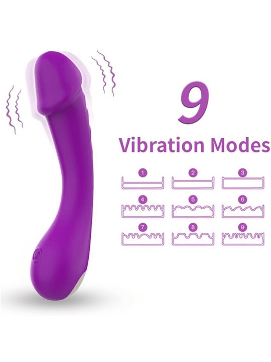 Armony - Dildo Vibratore G-Spot in Silicone Viola