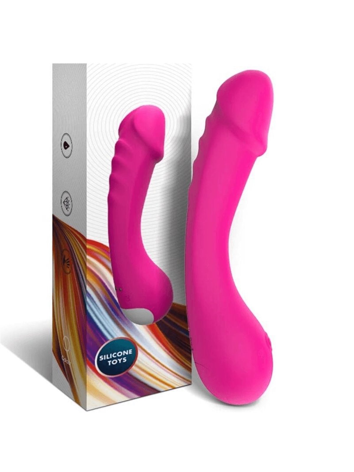 Armony - Dildo Vibrator G-Spot Silicone Fuchsia